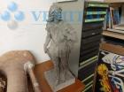 LOTTO 9D: SCULTURA IN METALLO RAFFIGURANTE GUERRIERO